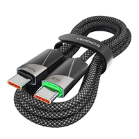 Cable Duradero de 100W con Trenzado de Alta Densidad y Anti-Enredos, Salida Máxima de 100W para Uso en Oficina