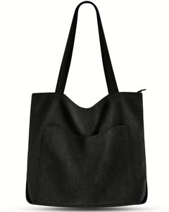 Corduroy Tote Bag for Women Hobo Crossbody Bag <b>Purse</b> Shoulder Handbags Satchel Bag - Product Image 4