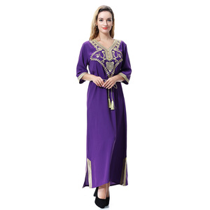 Vente en gros Crochet dentelle vêtements turcs Abaya arabe egypte <span class=keywords><strong>robe</strong></span> de mariée musulmane Turquie tissu Nida <span class=keywords><strong>robe</strong></span> <span class=keywords><strong>marocaine</strong></span> avec <span class=keywords><strong>ceinture</strong></span> - Product Image 5