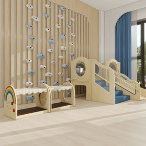 Монтессори-оборудование для сенсорной интеграции: деревянный, современный дизайн, прочный, экологичный, простой в сборке, для использования в помещении, игровой комплекс для школы - Product Image 1