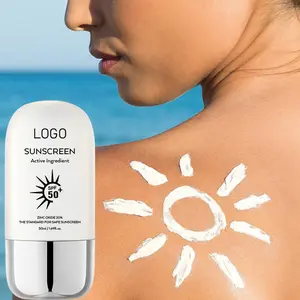 Produttore all'ingrosso una bottiglia di tubi per crema solare idratante, senza Cast bianco, forte protezione UV, essenza umida