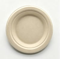 Assiette en pulpe de papier recyclable personnalisable de qualité alimentaire pour événements, traiteur, restaurant, usage domestique, exposition et service alimentaire