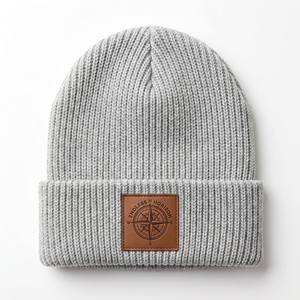 Bonnets unisexes personnalisés <span class=keywords><strong>en</strong></span> tricot côtelé épais, couleur sur mesure pour adultes, avec étiquette tissée pour <span class=keywords><strong>la</strong></span> <span class=keywords><strong>vie</strong></span> quotidienne - Product Image 2