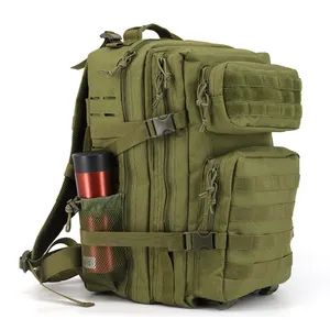 กระเป๋าเป้ลายพรางกันน้ำได้สำหรับผู้ชาย,กระเป๋าเป้สำหรับเล่นยิมฟิตเนสกระเป๋าเป้สะพายหลัง Mochila Camuflada ยุทธวิธีปี45L