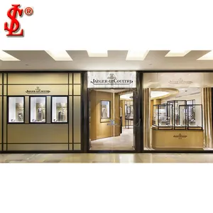 High End Retail Store Unique Style Wood Jewelry Display Cases Showcase Jewellers Shop Floor Plan