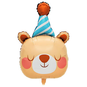 Ballons <span class=keywords><strong>de</strong></span> fête à prix abordable : Fournisseur <span class=keywords><strong>de</strong></span> ballons en aluminium jetables en forme <span class=keywords><strong>de</strong></span> tête d'animal <span class=keywords><strong>de</strong></span> dessin animé pour les fêtes d'<span class=keywords><strong>anniversaire</strong></span> des enfants et les événements scolaires - Product Image 5