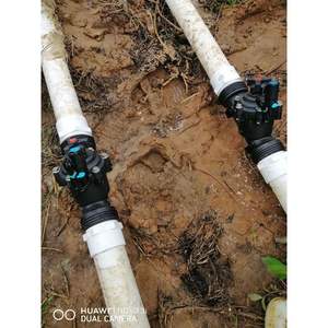 Válvula solenoide integrada para irrigación de agua y fertilizantes, tipo piloto de plástico DC24V para uso agrícola, tubería de 63 mm DN50 con rosca interna - Product Image 2