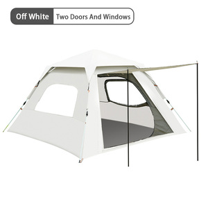 เต็นท์แคมป์ปิ้งทรงหกเหลี่ยมสำหรับ 4 คน รุ่นปี 2025 ออกแบบชั้นเดียว อัตโนมัติ สำหรับการเดินทางผจญภัยกลางแจ้ง ขายส่งจากโรงงาน - Product Image 3
