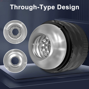 จิ๋มกระป๋องสั่นได้สำหรับผู้ชายอุปกรณ์ช่วยตัวเอง - Product Image 4