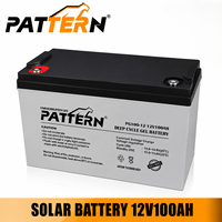 Batterie GEL 12V 200Ah à cycle profond, résistante aux vibrations et aux hautes températures, pour stockage solaire, applications marines, VR et bateaux