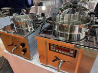 Friteuse à pression électrique industrielle de table, modèle commercial pour poulet, en promotion