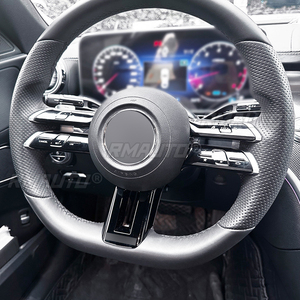 ฝาครอบพวงมาลัยรถยนต์สีเงินสำหรับ Mercedes-Benz C/CLS/S/E-Class W206 W213 C257 W223 AMG อุปกรณ์ตกแต่งภายในรถยนต์ - Product Image 4