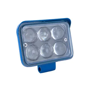 12v luce di lavoro ad ampia tensione 3 "luce di emergenza a LED quadrata per camion/roulotte/trattore LED ad alta potenza 18W 3 anni SCALARE bianco