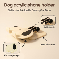 Support de téléphone en acrylique personnalisé, flexible, réglable en hauteur, faible MOQ, support pour téléphone et tablette pour bureau et cadeau, vente en gros