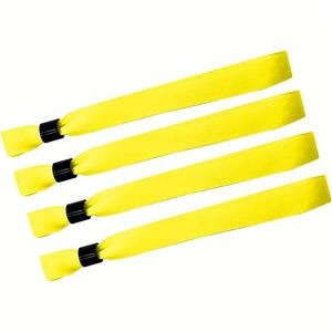 Polyester Wristbands with Silk Screen, Disposable Fabric Straps for Party and Test Drive Events - Product Image 1