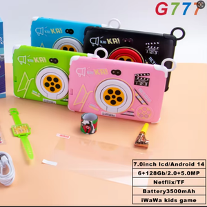 Món Quà Tốt Nhất 7 Inch Tablet PC Android Bé Tablet Bảo Vệ Mắt Trẻ Em Wifi Giáo Dụ<span class=keywords><strong>c</strong></span> Máy Tính Bảng Cho Trẻ Em G777 - Product Image 2