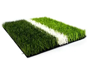 Kualitas Eropa Avanturf Sepak Bola Rumput Buatan 50Mm Zigzag Tufting Pakai Tinggi Sepak Bola Sepak Bola Rumput Sintetis