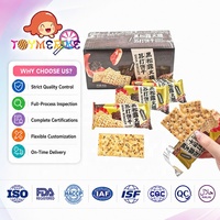 Crackers au goût de truffe noire et de jambon de qualité supérieure, biscuits croustillants savoureux, boîte de collations pour toute la famille, 668g