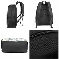 Tas Ransel Anti Air Shell Print 3Pcs/Set dengan Tas Selempang & Tas Pensil Kapasitas 20-35L untuk Siswa/Siswi
