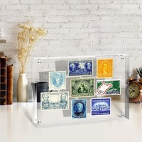 YUHUI YH-098 Cadres photo en acrylique pour bureau, ensemble de blocs photo de table, cadre magnétique double face ultra-transparent 8-10mm