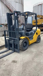<b>Used</b> 3Ton Komatsu FD30T-17 Diesel Forklift 4WD Solid Tire Rough Terrain Forklift Sale - Product Image 6