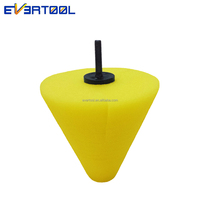 EVERTOOL Applicateur en mousse mini 4 pouces, support de polissage manuel, éponge de polissage premium pour le cirage de voiture