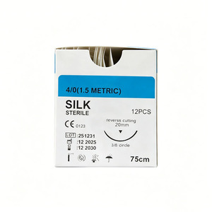 Hilo de <span class=keywords><strong>Sutura</strong></span> Médico Profesional <span class=keywords><strong>para</strong></span> Cirujanos, No Absorbible, de Seda Trenzada, <span class=keywords><strong>para</strong></span> Hospital - Product Image 4