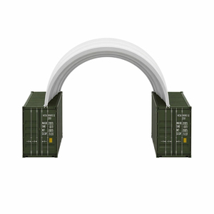 Abri professionnels pour garages, auvents et abris de voiture : Dôme de stockage robuste pour toutes les conditions météorologiques, idéal pour l'entreposage industriel à grande portée. - Product Image 6