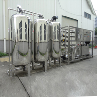 Système de traitement de l'eau UV industriel avec pompe, moteur PLC, EDI 2000LPH, station de traitement de l'eau RO