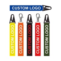 Porte-clés en forme de bec d'aigle pour moto, vente en gros, logo brodé personnalisé, bracelet, porte-clés brodés, étiquettes pour avion et cadeaux