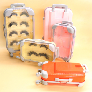 Vente en gros bo&icirc;te d'emballage de cils personnalis&eacute;s sans cruaut&eacute; naturelle moelleux faux 25mm fournisseur de cils de <strong>vison</strong> 3D - Product Image 5