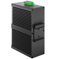 Switch Industrial Administrado L2, Switch Industrial Gigabit Ethernet de 8 Puertos con 4 SFP para Montaje en Riel DIN