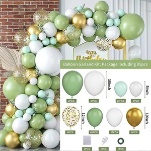Mới bóng bay vòng hoa vòm kit trang trí kẹo Set Wedding party Balloon Arch Set - Product Image 6