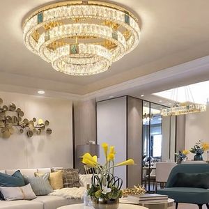 OEM nueva llegada moderna lámpara de techo de araña de cristal LED de lujo para el hogar Oficina E14 - Product Image 3