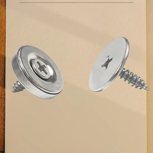 Loquet magnétique pour porte de placard ou armoire en verre, en acier laminé à froid nickelé, design minimaliste - Product Image 1