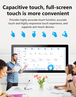 Nouvelle tablette PC intelligente Android 32 pouces 1080P IP65 Magic Mirror avec écran tactile IPS, processeur RK3566 Octa Core, Wi-Fi, NFC, Ethernet RJ45, conforme aux normes ROHS pour les entreprises