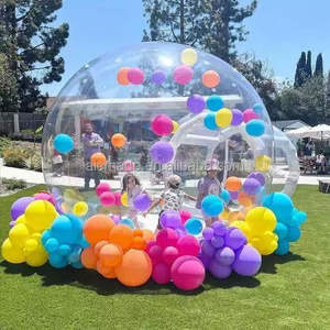 Inflable hinchable burbuja casa cúpula tienda PVC globo claro globo casa juguete para acampar al aire libre boda fiesta para niños - Product Image 6