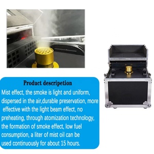 Ya Feng YF-F003 Precio de Fábrica al por Mayor Máquina de <span class=keywords><strong>Humo</strong></span> de 600W a Base de Aceite con Control Remoto DMX, Generador de Niebla con Estuche de Transporte, CA 110V-240V - Product Image 2