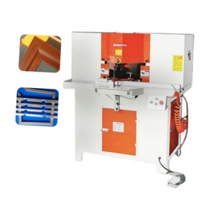 Máquina de Corte Angular Hidráulica de Doble Cabezal, Neumática, para Cortar Puertas y Ventanas, Biselado de Madera y Corte de Metal y Aluminio - Product Image 5