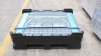 Boîte-palette pliable logistique personnalisée QS boîte-palette à grille d'expédition pliante en plastique multifonctions