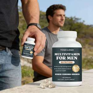 Cápsulas Multivitamínicas y Minerales de Alta Potencia para Hombres, para Energía, Inmunidad y Salud Masculina, Suplemento Dietético - Product Image 1