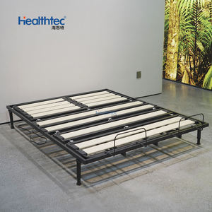 Healthtec all'ingrosso <span class=keywords><strong>letto</strong></span> regolabile doppio <span class=keywords><strong>letto</strong></span> pieghevole telaio in legno doghe <span class=keywords><strong>Base</strong></span> Zero gravità Wireless telecomando - Product Image 4