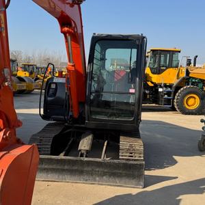 Miniexcavadora Usada Original de Japón HITACHI Zx60 de 6 Toneladas, Excavadora Hidráulica Compacta sobre Orugas en Oferta, la Mejor Calidad - Product Image 4