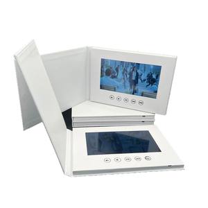 <span class=keywords><strong>Carte</strong></span> de vœux musicale vidéo 7 pouces avec lecture vidéo HD en option, grande mémoire 256 Mo, déclencheur magnétique, lecture en boucle, pour entreprise - Product Image 5