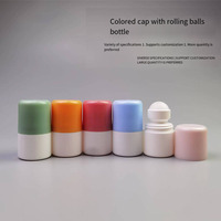 Bouteille en plastique rechargeable en gros, flacon roll-on vide en PET de 30 ml (1 oz) pour massage, essence, émulsion, désodorisation