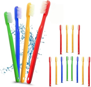 Fournitures hôtelières – Brosse à dents jetable biodégradable pour adulte, poils souples en nylon, pour voyage et usage des clients – OEM, écologique, soins bucco-dentaires - Product Image 1