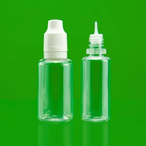 Empty Plastic Plastic Liquid Bottle With Small Dropper