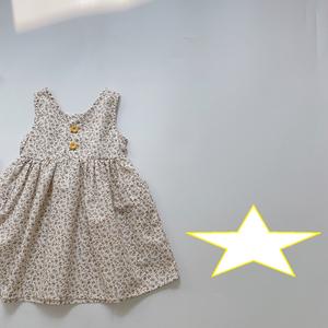 Nuevo Vestido de Verano 2022 para Niñas, Estilo Coreano, con Estampado Floral, Sin Mangas, para Bebés - Product Image 1