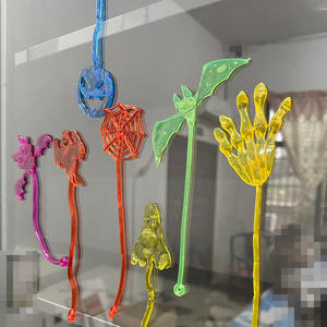 Juguetes de Halloween al por mayor: Telarañas de gelatina TPR con yo-yo, juguetes de broma de plástico coloridos OEM/ODM para máquinas expendedoras de juguetes para niños - Product Image 2