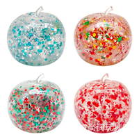 Livraison Rapide – Lot de Balles Squishy Scintillantes de Noël en Gros – Jouets Sensoriels Anti-Stress – Cadeaux de Fête – Cadeaux de Noël pour Enfants